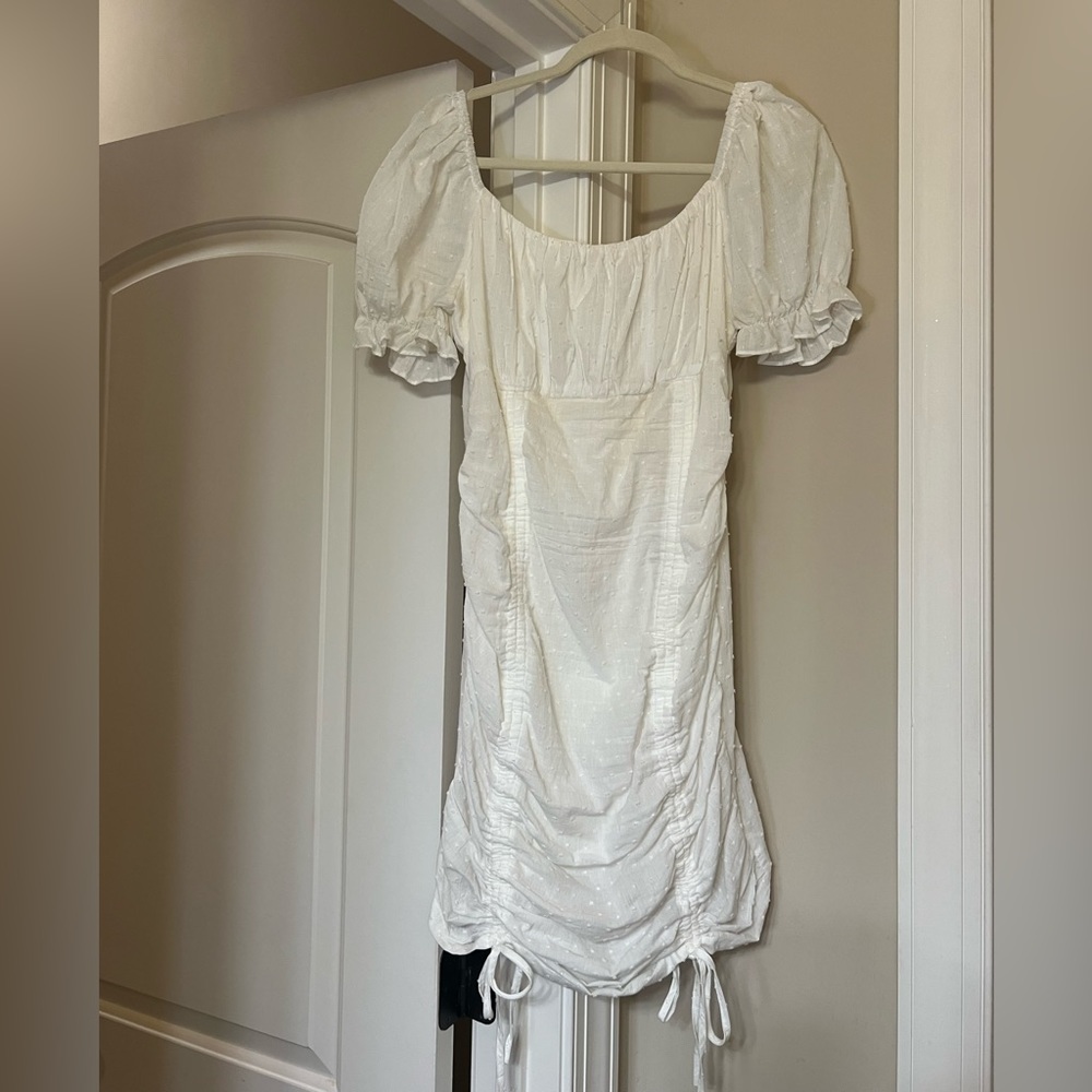 White Dress with Adjustable Strings